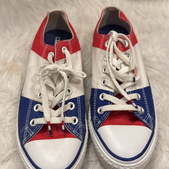 Converse All Star Tri Color Sneakers size 6.5M/8.5W pre-owned. - Picture 7 of 7